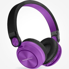 تصویر هدفون شارژی بلوتوث دار سیستم انرژی مدل Energy Sistem 448906 Energy Sistem Headphones BT Urban 2 Radio Violet (Wireless, MicroSD MP3 player, Radio, Bluetooth)