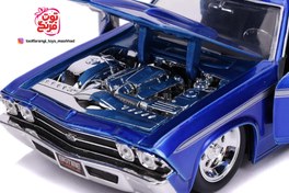 تصویر ماکت ماشین فلزی شورلت چول ss ۱۹۶۹ جادا ۱:۲۴ Chevrolet chevelle ss jada 1:24