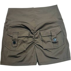 تصویر شورتک فلامنت پشت جیب کارگو 