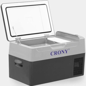 تصویر یخچال فریزر 25 لیتری قابل حمل خودرو کرونی | CRONY Car Camping Refrigerator & Freezer G22 25L 