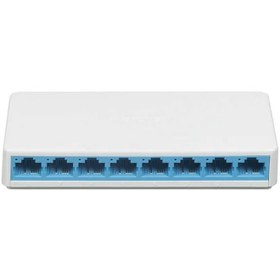 تصویر سوییچ شبکه هشت پورت 10/100 Mercusys MS108 DESKTOP SWITCH 5-PORT 10/100 Mbps MS108 MERCUSYS