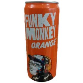 تصویر نوشابه انرژی زا FUNKY MONKEY ORANGE فانکی مانکی 450 میل تاریخ 2024/07 