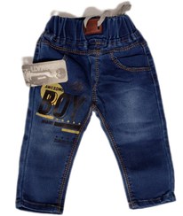 تصویر شلوار جین بچگانه پسرانه کشی - قد شلوار > Boys’ Stretch Denim Jeans – Soft Waistband, Kids Collection