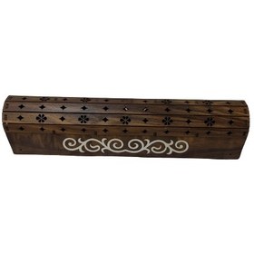 تصویر جاعودی چوبی صندوقی لولادار کد 205 Incense holder