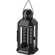 تصویر فانوس برای شمع وارمر برای فضای داخلی و خارجی ا IKEA ENRUM lantern for tealight in/outdoor white 22 cm IKEA ENRUM lantern for tealight in/outdoor white 22 cm