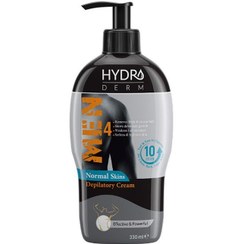 تصویر کرم موبر بدن آقایان هیدرودرم مناسب پوست معمولی ۳۳۰ میلی لیتر Hydroderm Men 4 face and body hair removal cream, suitable for normal skin