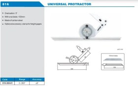 تصویر زاویه‌ سنج ساعتی آکاد مدل 01-360-816 