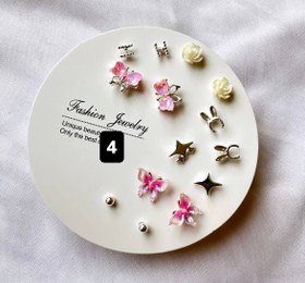 تصویر پک گوشواره میخی کد0840 