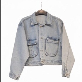 تصویر کراپ کت جین زنانه 