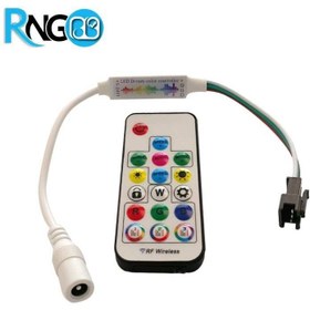 تصویر کنترلر RGB LED آدرس پذیر SP104M موزیکال (ریموتیRF) 