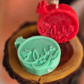 تصویر شمع انار شب یلدا 