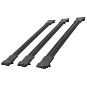 تصویر جعبه بار سقفی سازگار با کیا اسپورتیج 2023 2025 مدل فلای سقف میانی 3 تکه مشکی Genel Markalar 