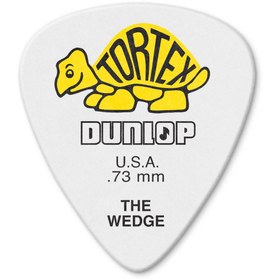 تصویر پیک گیتار دانلوپ Dunlop Picks Tortex Wedge 0.73mm 