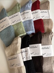 تصویر جوراب پشمی زنانه ساقدار 