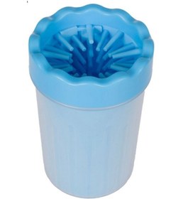 تصویر لیوان شستشوی پا با برس آبی برند generic Foot Clean Cup Washing Brush Blue