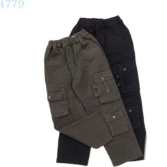 تصویر شلوار کتان دخترانه/پسرانه کارگو (کد 4779) 