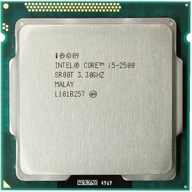تصویر پردازنده اینتل سندی بریج Core i5-2500 سوکت 1155 ا Intel Core i5-2500 3.70GHz LGA-1155 Sandy Bridge CPU Intel Core i5-2500 3.70GHz LGA-1155 Sandy Bridge CPU