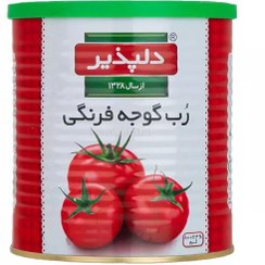 تصویر کنسرو رب گوجه فرنگی دلپذیر وزن 800 گرمی 