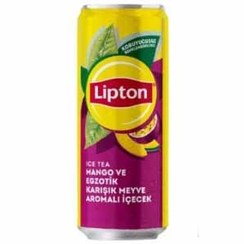 تصویر چای سرد لیپتون Lipton با طعم انبه و میوه مخلوط 330 میلی لیتر 