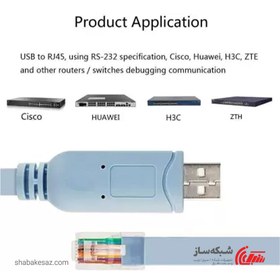 تصویر کابل کنسول سیسکو Cisco Console USB 