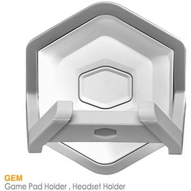 تصویر پایه نگهدارنده هدست کولر مستر مدل GEM Cooler Master GEM Magnetized for sturdy mounting