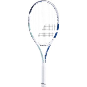 تصویر راکت تنیس سفید تقویت زنان درایو اورجینال BABOLAT 