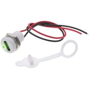 تصویر شارژر باتری لیتیومی Type-C دوسیم گرد روپنلی مهره خور (سفید) 