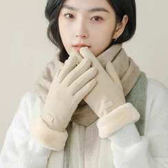 تصویر دستکش فتر لب خز مارک 