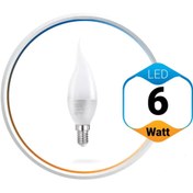 تصویر لامپ اشکی 6 وات پرشین نور 