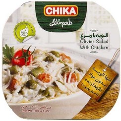 تصویر سالاد الویه با مرغ 200گرمی چیکا 