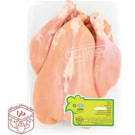 تصویر مرغ کامل پاک شده بدون پوست فروشگاه دارا پروتئین 