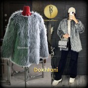 تصویر آموزش الگو و دوخت کت تمام خز 