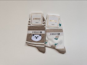 تصویر جوراب زنانه نیم ساق طرح فانتزی - 5 تایی 