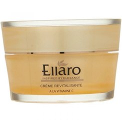 تصویر کرم احیا و شاداب کننده ویتامین C سی الارو Ellaro Revitalizing Cream With Vitamin C For All Skins 50 Ml