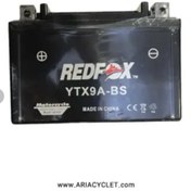 تصویر باتری 9 آمپر کوتاه پهن تایلندی مناسب بنلی 300 