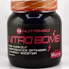 تصویر پودر نیترو بمب نوتریمد طعم لیمو ۶۰۰ گرم 