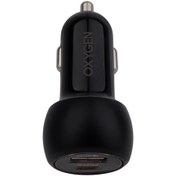 تصویر شارژر فندکی اکسیژن OXYGEN AC-15 45W OXYGEN CAR CHARGER 45W USB-A AND USB-C PD AC15