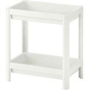 تصویر قفسه دو طبقه حمام ایکیا مدل VESKEN 