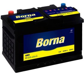 تصویر باتری خودرو 55 آمپر برنا قالب L2 برنا باتری 55 AH BORNA BATTERY 12 V