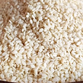 تصویر کنجد سفید خام و تازه 