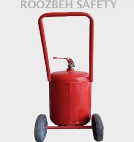 تصویر کپسول پودر و گاز آتش نشانی پیشرام 25 کیلویی 