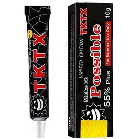 تصویر پماد بی حسی تاتو تیکاتیکس TKTX ۵۵ درصد ۱۰ گرم 
