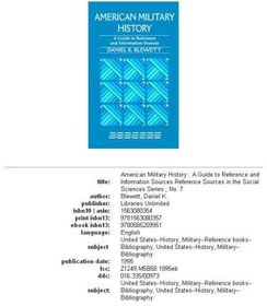 خرید و قیمت دانلود کتاب American Military History: A Guide to Reference ...