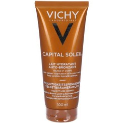 تصویر Vichy Capital soleil شیر مرطوب کننده و برنزه کننده صورت و بدن ویشی کاپیتال 100 میلی لیتر 