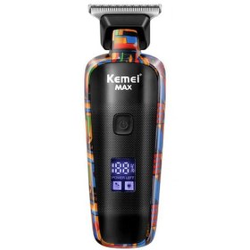 تصویر ماشین اصلاح موی سر و صورت شارژی کمی Kemei KM-MAX5090 - طراحی حرفه‌ای و کارآمد 