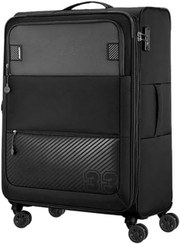 تصویر American Tourister Majoris Spinner Soft Large Check-in Luggage Trolley Bag, 70 cm TSA Black 
