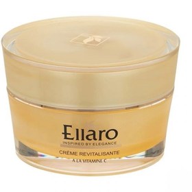 تصویر کرم احیا و شاداب کننده ویتامین C سی الارو Ellaro Revitalizing Cream With Vitamin C For All Skins 50 Ml