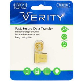 تصویر فلش مموری وریتی مدل V816 ظرفیت ۳۲ گیگابایت USB 2.0 