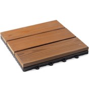 تصویر تایل ترموود چوبی ۳۰×۳۰ ضخامت ۱۹ میلیمتر 