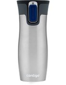 تصویر Contigo فلاسک قمقمه وکیوم Westloop Single Hand Push Inner 470ml خاکستری 